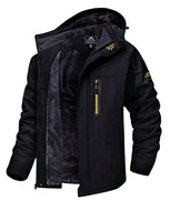 Męska zimowa kurtka czarna XL