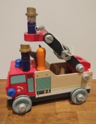 Wóz strażacki drewniany Janod