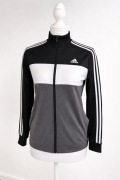 Bluza Adidas czarno-biało-szara M rozpinana stan bardzo dobry