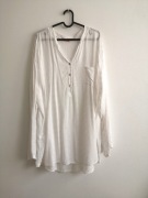 Wiskozowa długa koszula oversize made in italy