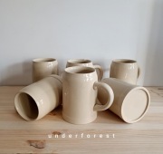 Stary kufel ceramiczny West Germany 0,5 l kubek wazon vintage