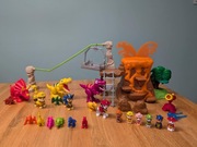 3 zestawy Psi patrol Paw patrol dinozaury Dino