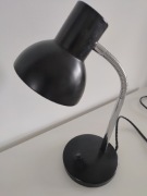 Lampka biurkowa czarna nocna mocna idealna do pracy, czytania, makijażu