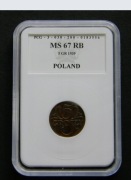 II RP 5 groszy 1939 MS 67 RB