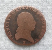 Austria Franciszek I (II) Habsburg 1 krajcar kreuzer 1800 S KM# 2111