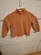 104 cm brązowy golf bluzka z golfem dziecięca dla dziecka dla chłopca