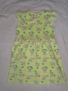 Super sukienka seledynowa roz 98