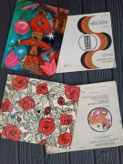 Dźwiękowa karta pocztowa komplet 2szt. PRL NOWE 1973r