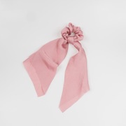 Gumka do włosów satynowa scrunchie jak apaszka kokarda