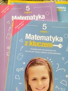 Matematyka z kluczem 5 cz.1 i 2 podręczniki Nowa Era 