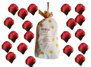 SZTUCZNE PŁATKI RÓŻ CZERWONE CIENIOWANE ŚLUB -3000