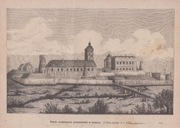 Łowicz - zamek arcybiskupów - 1880r. - drzeworyt