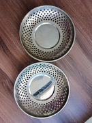 Patera metalowa, stara, zestaw 2 szt.