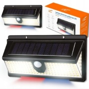 Lampa solarna LTC mocna 190led 30w ścienna aku  czujnik ruchu zmierzchu