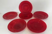 Czerwone talerze 6 szt.
