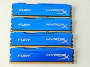 Pamięć RAM HyperX Fury Blue DDR3 16GB (4x4GB) 1600MHZ CL10