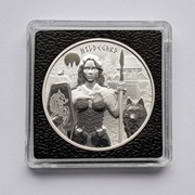 SREBRNA moneta HILDEGARD 2022 1 uncja srebra Valkyries 1 oz Germania Mint