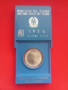 Włoch, 500 L, Srebro 835, 1981r., Mennicza !!!