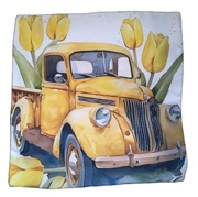 Wiosenna dekoracyjna poszewka na poduszkę 40x40 