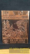 Proporczyk NIEUŻYWANY - 1980 PKP Kielce XXV Rajd Górski Dzień Kolejarza