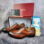 Skórzane buty Desai derby 43 premium skóra naturalna eleganckie