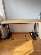 Biurko z regulowaną wysokoscią IKEA BEKANT 140x60