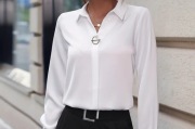 Elegancka biała bluzka damska 