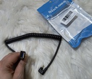 Przewód adapter SinLoon – spiralny kabel USB 3.0 do USB-C kątowy