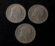 2zł Głowa kobiety 1932,1933,1934