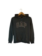 Bluza z kapturem gap zielona duże logo m