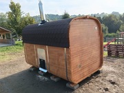 Sauna QUADRO 3,35m Przedsionek taras