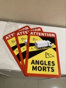 Magnes Angles Morts TRP 3x martwe pole Francja naklejka na magnez