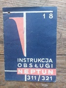 Instrukcja do telewizora Neptun z 1969 -go roku