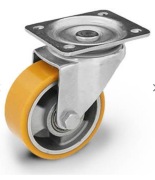 Koło Kółko Koła Kółka obrotowe 125 mm, aluminium poliuretan wózek 300 kg