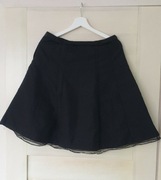 Czarna spódnica damska H&M Rozm. 38 z tafty