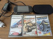 PSP Sony PlayStation portable konsola czarna