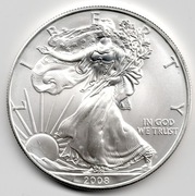Amerykański orzeł 2008r - 1uncja srebra