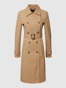 MONTEGO trencz z dwurzędową listwą guzikową - piaskowy r.42