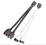 Rozdzielacz adapter USB 2.0 9 pin z 1 na 2