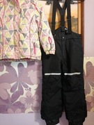 Kombinezon zimowy dziewczęcy dwuczęściowy roz 122/128 