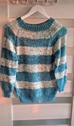 Uroczy sweterek z wełny. Handmade. 