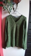 Sweter damski, oliwkowy, roz. S/M