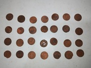 Monety. Zestaw 6 - boratynki. Stan różny.