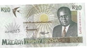 MALAWI -20 KWACHA -  1995 -  UNC