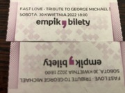 Bilety na koncert FAST LOVE WARSZAWA