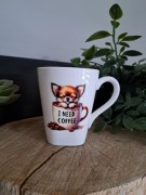 Kubek Handmade 220ml pies w filiżance 