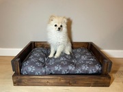 Ręcznie robione legowisko dla psa S 60x40 cm