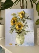 Obraz olejny słoneczniki