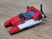 LEGO Creator 3w1 31013 - Czerwony Grom - Helikopter - Samolot - Motorówka