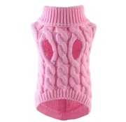 SWETER SWETEREK BLUZA ciepła UBRANKO DLA PSA KOTA na zimę różowy S